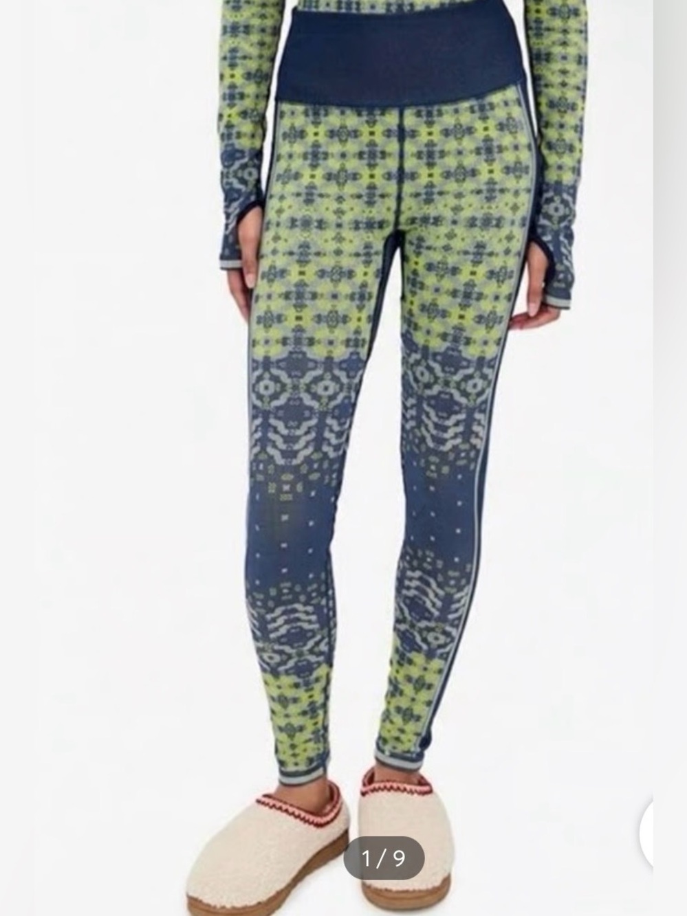 NWOT XS/S Free People Movement Myoko Jacquard Leggings $128